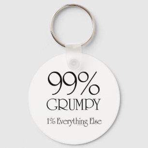 99% mürrisch schlüsselanhänger