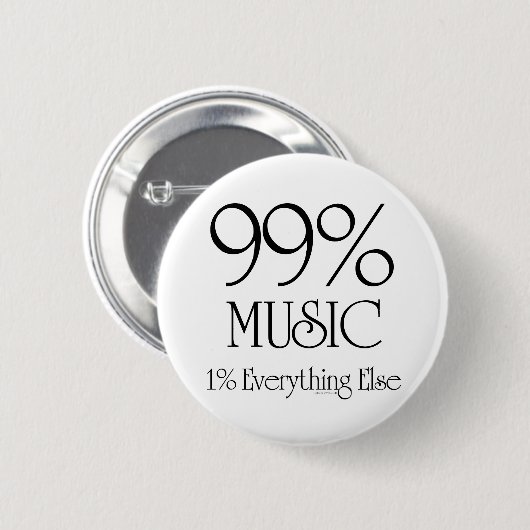 99% Musik Button (Vorne & Hinten)