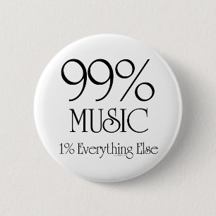 99% Musik Button