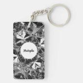 99 Namen Allahs Individuelle Name Diamond Texture Schlüsselanhänger (Rückseite)