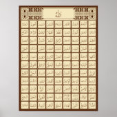 99 Namen Allahs Poster (Vorne)