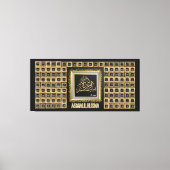 99 Namen von allah-Asmaulhusna Leinwanddruck (Vorderseite)