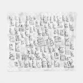 99 Namen von Allah Wall Art Blanket Fleecedecke (Vorderseite (Horizontal))
