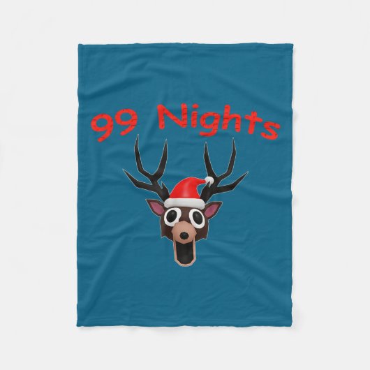 99 Nights Christmas Deer Gamer Fan Merch Fleecedecke (Vorderseite)