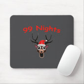 99 Nights Christmas Deer Gamer Fan Merch Mousepad (Mit Mouse)