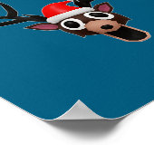 99 Nights Christmas Deer Gamer Fan Merch  Poster (Ecke)