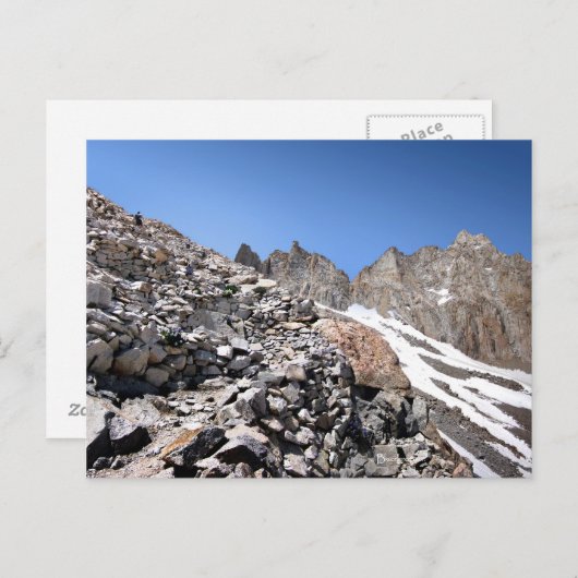 99 oder 87 Rückkopplungen auf Mt Whitney 2 Postkarte (Vorne/Hinten)
