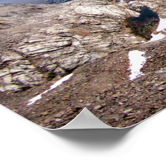 99 oder 97 Rückkopplungen auf Mt Whitney 3 Poster (Ecke)