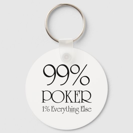 99 % Poker Schlüsselanhänger (Vorderseite)