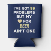 99 Probleme Liebe Personalisierter Name Dosenkühler (Vorderseite)