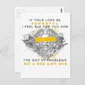 99 Probleme Postkarte (Vorne/Hinten)