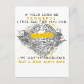 99 Probleme Postkarte (Vorderseite)