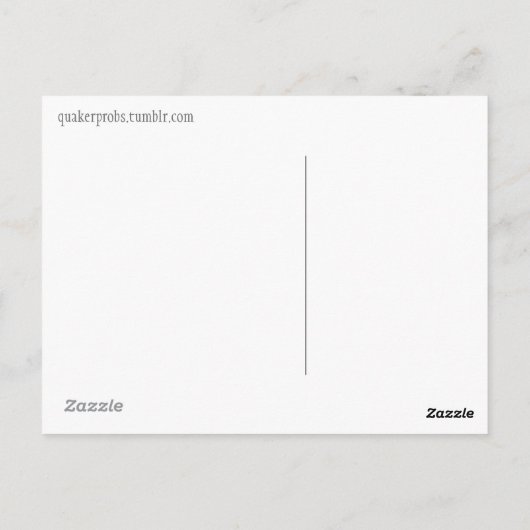 99 Probleme Postkarte (Rückseite)