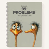 99 Probleme Spiral Notebook Notizblock (Vorderseite)