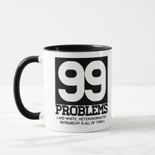 99 PROBLEME - WEISSER HETERONORMATIVE PATRIARCHY TASSE (Links)