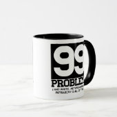 99 PROBLEME - WEISSER HETERONORMATIVE PATRIARCHY TASSE (VorderseiteRechts)