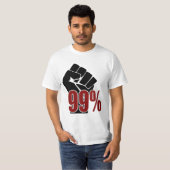 99 Prozent-Faust T-Shirt (Vorne ganz)