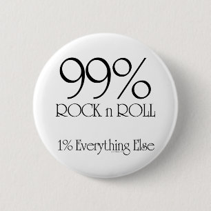 99% Rock'n'Roll Button