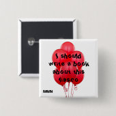 99 rote Ballone Button (Vorne & Hinten)