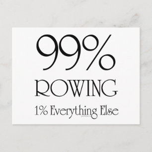 99 % Ruderschaft Postkarte