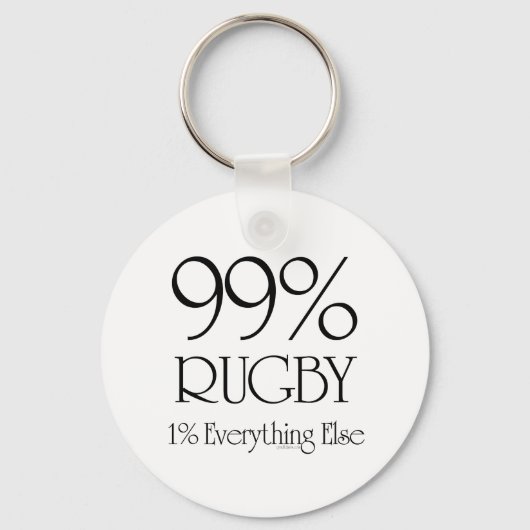 99 % Rugby Schlüsselanhänger (Vorderseite)