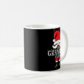 99 Santa Claus Matching Family Pajama Grandma Clau Kaffeetasse (VorderseiteRechts)