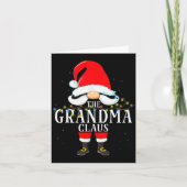 99 Santa Claus Matching Family Pajama Grandma Clau Karte (Vorderseite)