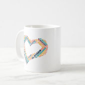 99 Schöne herzerische Namen Allahs Kaffeetasse (Vorderseite Links)