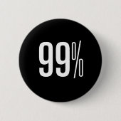 99% schwarzer Knopf Button (Vorderseite)
