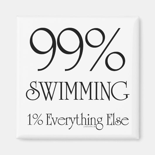 99 % Schwimmen Magnet (Vorne)