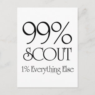 99 % Scout Postkarte