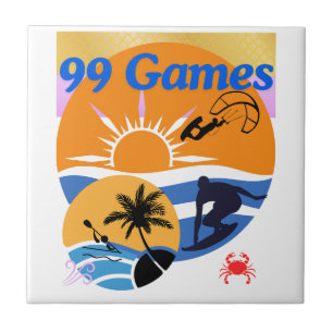 99 Sommerspiele Fliese