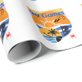 99 Sommerspiele Geschenkpapier (Rolleneckpunkt)