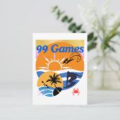 99 Sommerspiele Postkarte (Stehend Vorderseite)