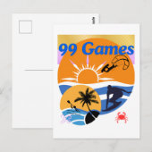 99 Sommerspiele Postkarte (Vorne/Hinten)