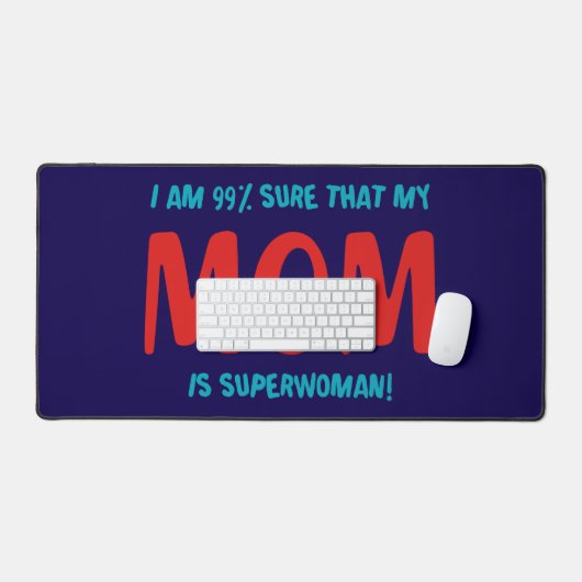 99% Superfrau Schreibtischunterlage (Tastatur & Maus)