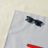 99% Superwoman Strandtuch (Beispiel)