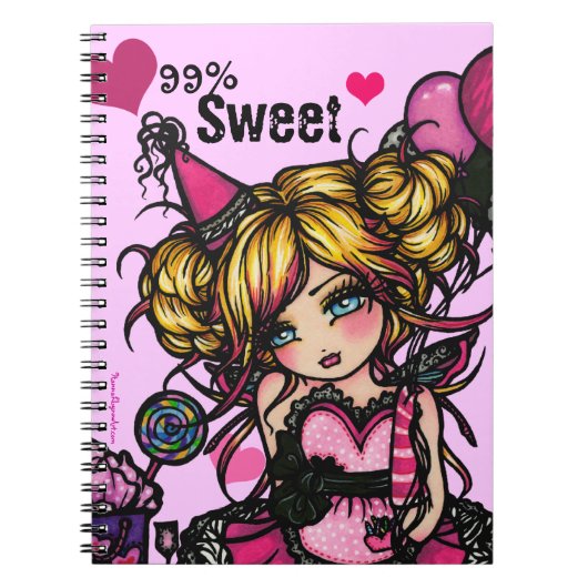 99% süßes Party-feenhaftes Notizblock (Vorderseite)