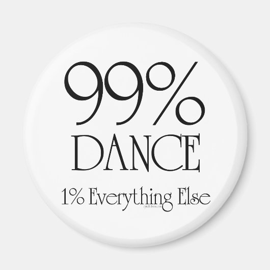 99 % Tanz Magnet (Vorne)