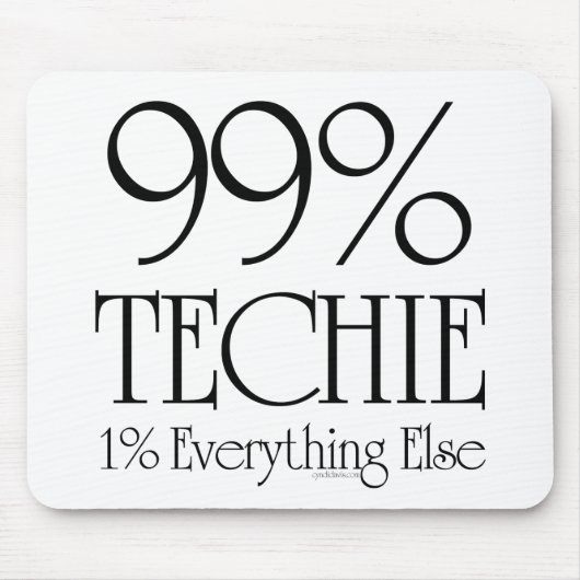 99% Techie Mousepad (Vorne)