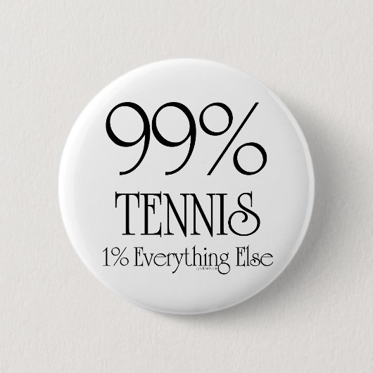 99% Tennis Button (Vorderseite)