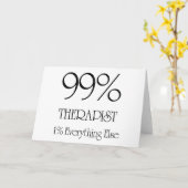 99% Therapist Karte (Gelbe Blume)