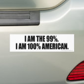 99% UND 100% AMERIKANER AUTOAUFKLEBER (Auf Auto)