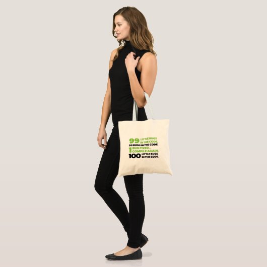 99 Wanzen im Code… Tragetasche (Vorderseite (Model))