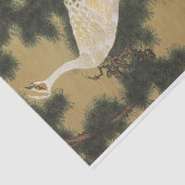 9. 老 松 孔 図, 若 冲 alten Kiefernbaum und Pfau, Jakuch Seidenpapier (Ausschnitt)