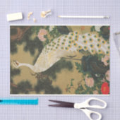 9. 老 松 孔 図, 若 冲 alten Kiefernbaum und Pfau, Jakuch Seidenpapier (Handwerk)