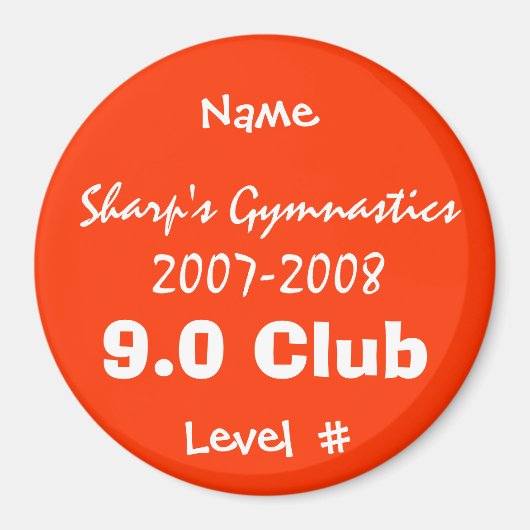 9.0 Club Magnet (Vorne)