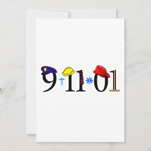 9-11-01 - Denken Sie daran Einladung (Vorderseite)