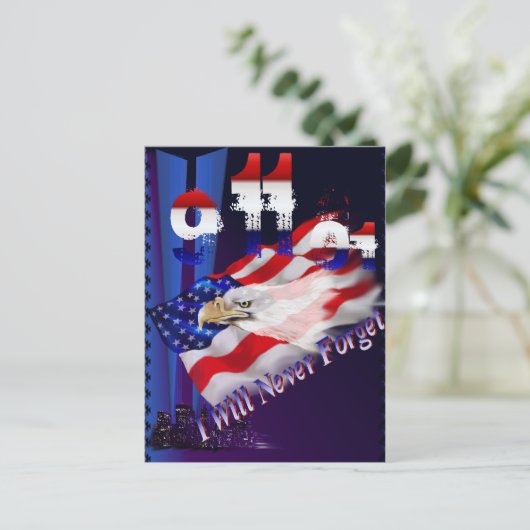 9-11-01 Postkarte (Stehend Vorderseite)