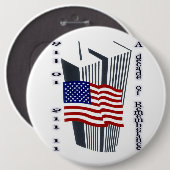 9-11 10. Jahrestag Gedenk Button (Vorne & Hinten)